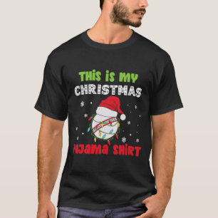 Det här är min julklapp Pajama Cricket Funny T Shirt
