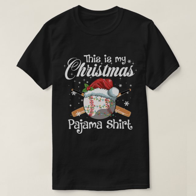 Det här är min julklapp Pajama-gåva till pojkar T Shirt (Design framsida)