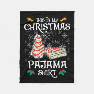 Det här är min julklapp Pajama Roligt Fleecefilt