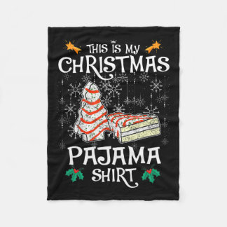 Det här är min julklapp Pajama Roligt Fleecefilt