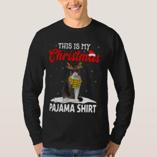 Det här är min julklapp Pajama Scottish Fold T Shirt