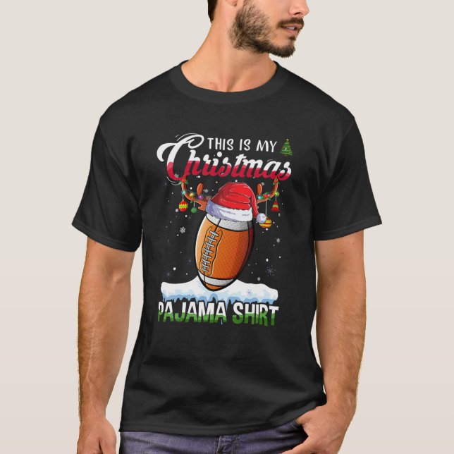Det här är min julklapp Pajama T Shirt (Framsida)