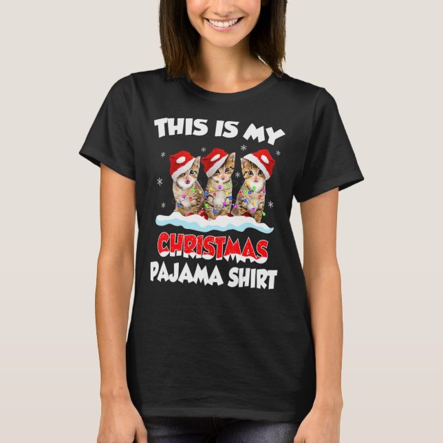 Det här är min julklapp Pajama T Shirt (Framsida)