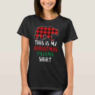 Det här är min julklapp Pajama X Mas Polar Björn 2 T Shirt