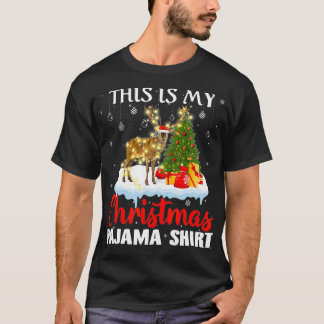 Det här är min julmatchningsfamilj Pajama-Hjort T Shirt