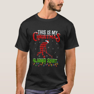 Det här är min julpajama Fält Hockey Player T Shirt