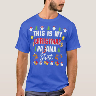 Det här är min julpajama för att matcha familjen t shirt