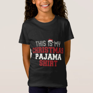 Det här är min julpajama Funny Santa PJ T Shirt