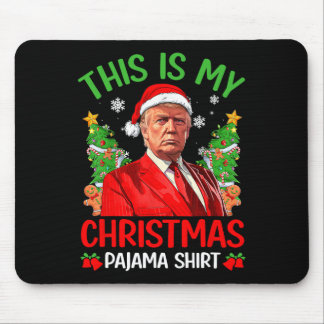 Det här är min julpajama Funny Trump Julafton Pjs  Musmatta