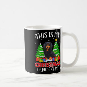 Det här är min julpajama Havanese Hund Julafton Pj Kaffemugg