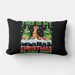 Det här är min julpajama lumbarkudde