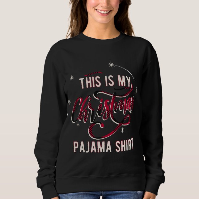 Det här är min julpajama t shirt (Framsida)