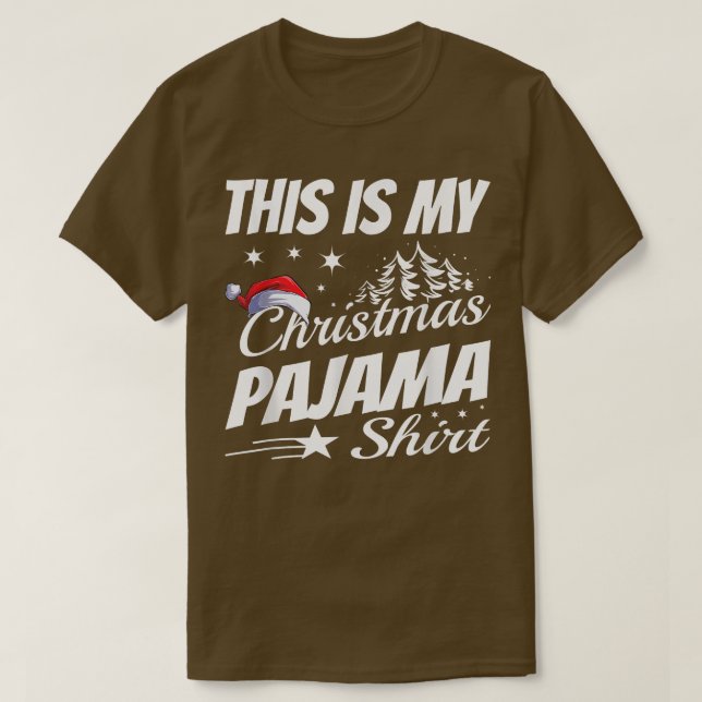 Det här är min julpajama t shirt (Design framsida)