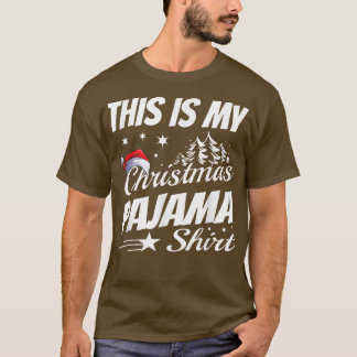 Det här är min julpajama t shirt