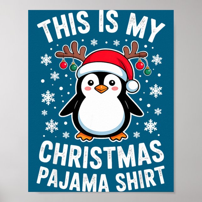 Det här är min julpingvinpyjamas  poster (Framsidan)