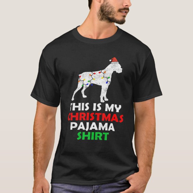 Det här är min julpyjamas boxer t shirt (Framsida)