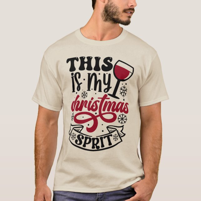 Det här är min julstämning T Shirt (Framsida)