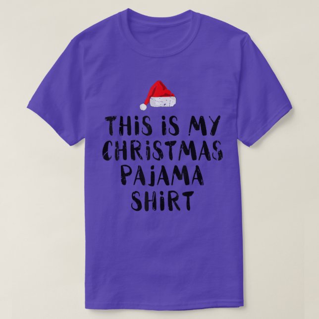 Det här är min jultomte jul pajama 104 t shirt (Design framsida)