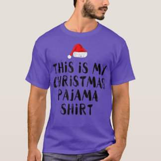 Det här är min jultomte jul pajama 104 t shirt