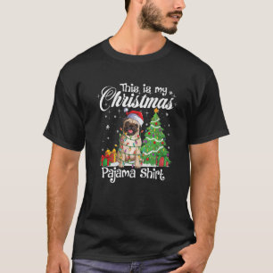 Det här är min jultomte Pajama Funny Pug Hund T Shirt