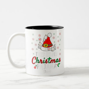 Det här är min jultomte Pajama Shirt Julafton Två-Tonad Mugg