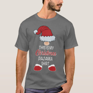 Det här är min jultomte Pijama Funny jul T Shirt