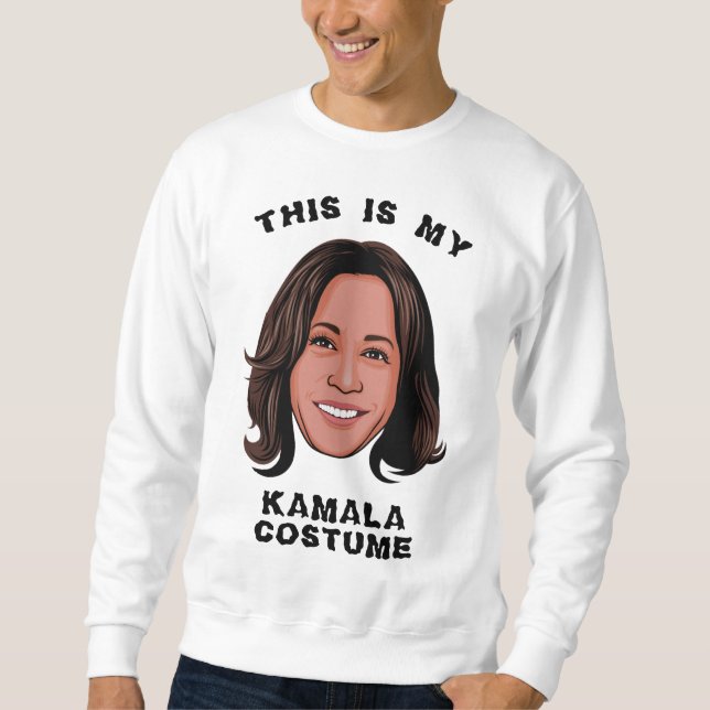 Det här är min Kamala Harris Costume Lång Ärmad Tröja (Framsida)