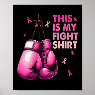 Det här är min kamp för bröstcancerbekämpning poster