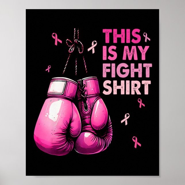 Det här är min kamp för bröstcancerbekämpning poster (Framsidan)