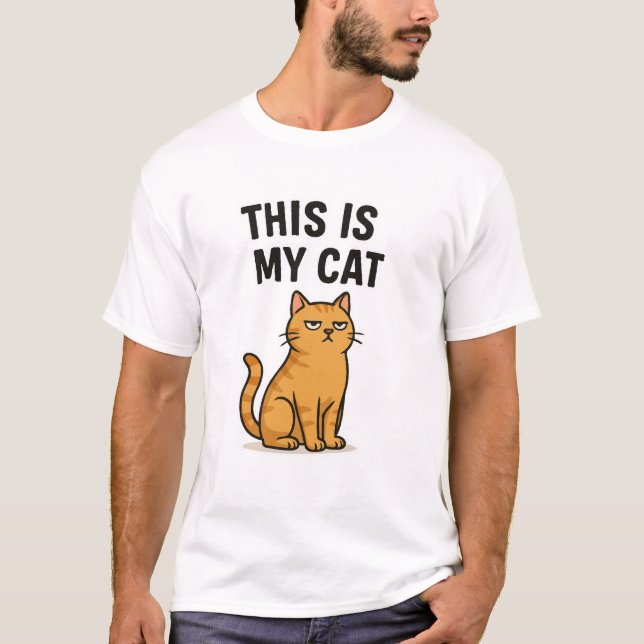 Det här är min katt - Lover T-shirt (Framsida)