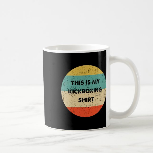 Det här är min kickboxning  kaffemugg (Höger)