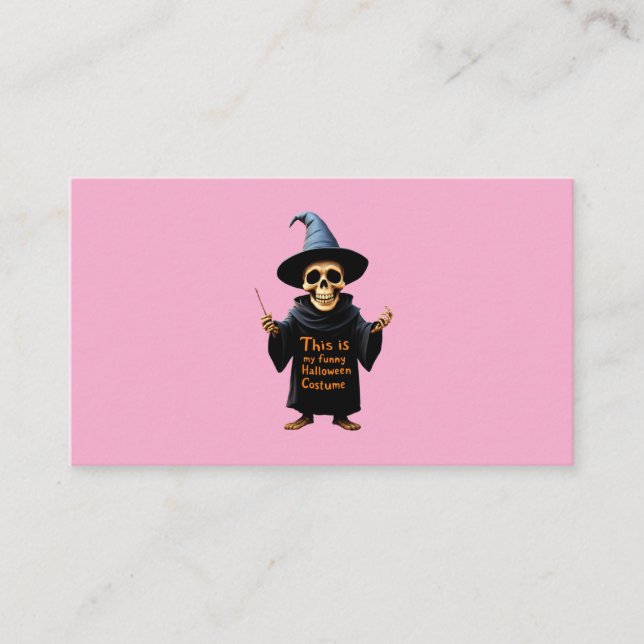 Det här är min konstiga Halloween-Perfekt-enhet Visitkort (Framsida)
