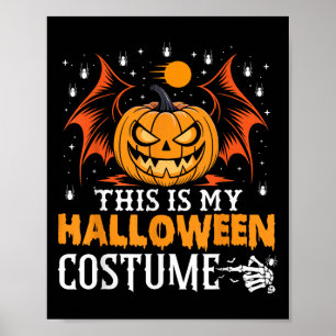 Det här är min konstiga pumpkin Halloween-dräkt Poster