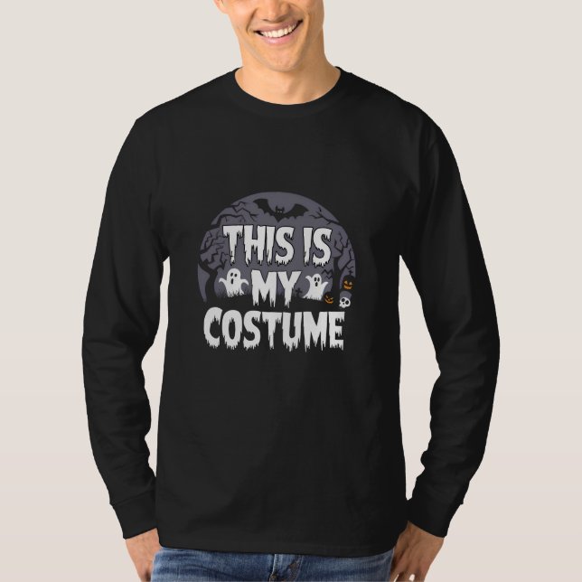 Det här är min kostym Halloween T Shirt (Framsida)
