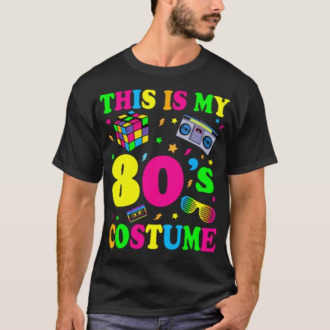 Det här är min kostyutrustning på 800 Retro Party T Shirt (Framsida)