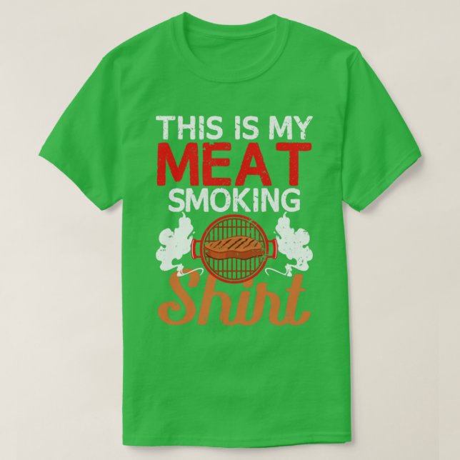 Det här är min Kött-rökning T Shirt (Design framsida)