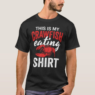 Det här är min Kräftor Eating Shirt Cajun Boil Par T