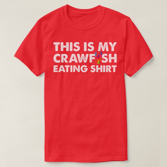 Det här är min Kräftor Eating TShirt T Shirt (Design framsida)