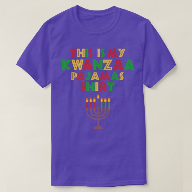 Det här är min Kwanzaa Pajamas Shirt African Ameri T (Design framsida)