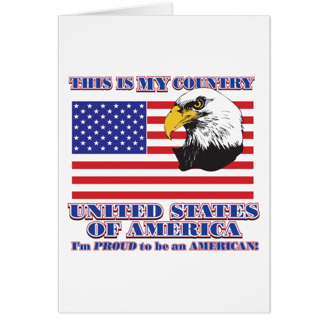 Det här är min Land Hälsningskort (Framsidan)