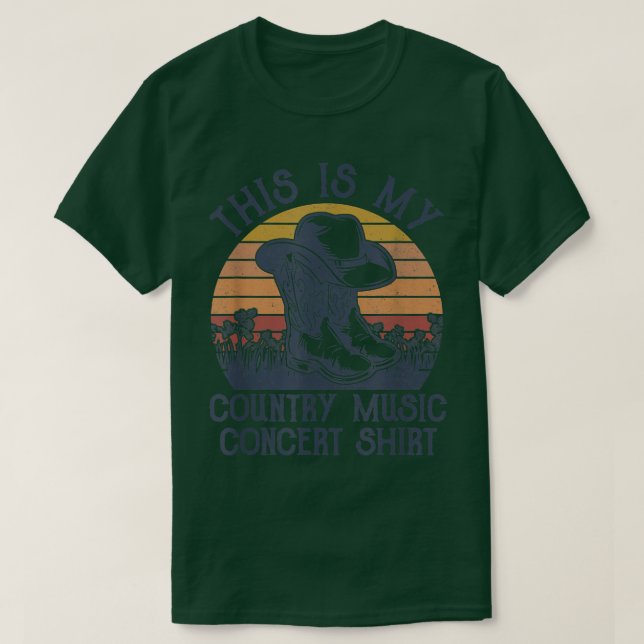 Det här är min Land Music Consert Shirt Western Co T (Design framsida)