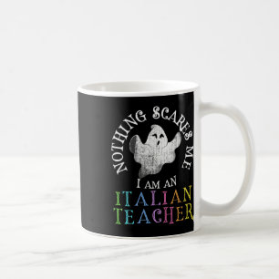 Det här är min läskiga italienska lärarkostym, skr kaffemugg
