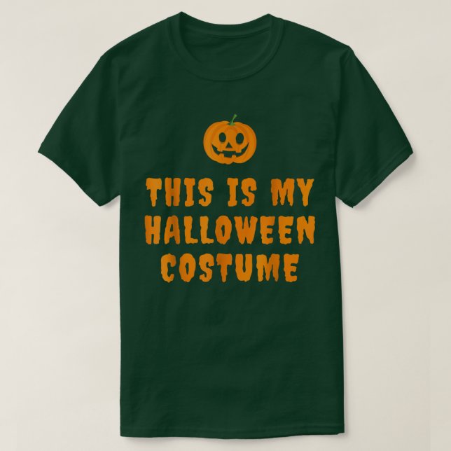 Det här är min lata halloween-dräkt med Jack Lant T Shirt (Design framsida)