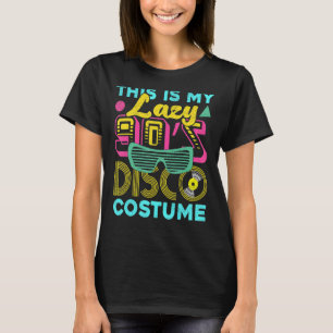 Det här är min Lazy 90-talskonst Party Retro Musi T Shirt