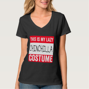 Det här är min Lazy Chinchilla Costume Halloween T Shirt
