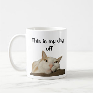 Det här är Min Lediga Dag Katt Kaffemugg