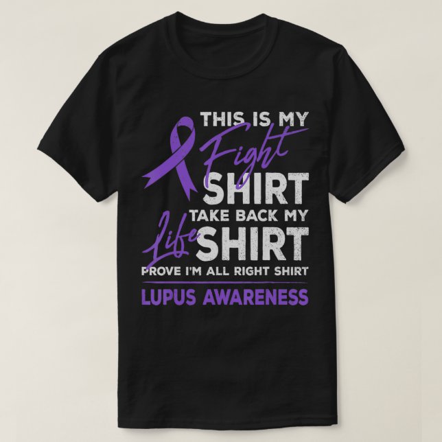 Det här är min Lila för stöd till medvetandehöjand T Shirt (Design framsida)