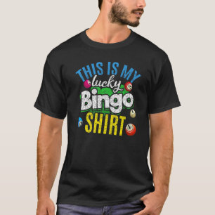 Det här är min Lucky Bingo Bingo Caller Bingo T Shirt