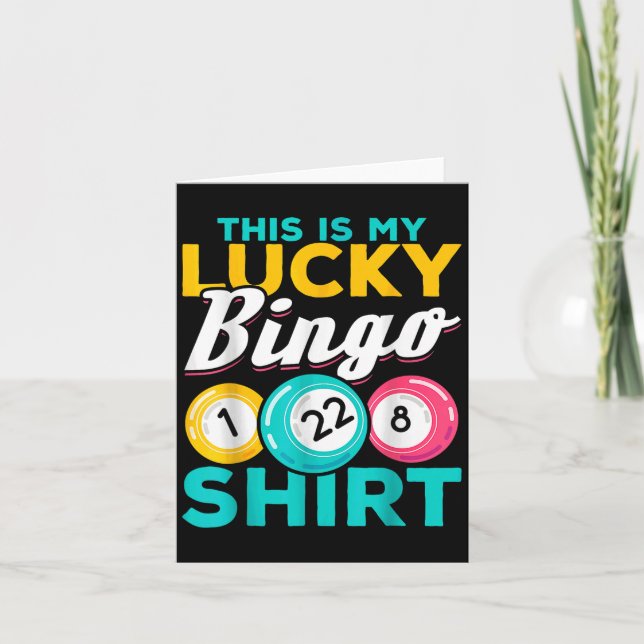 Det här är min Lucky Bingo Funny Bingo Kort (Framsida)