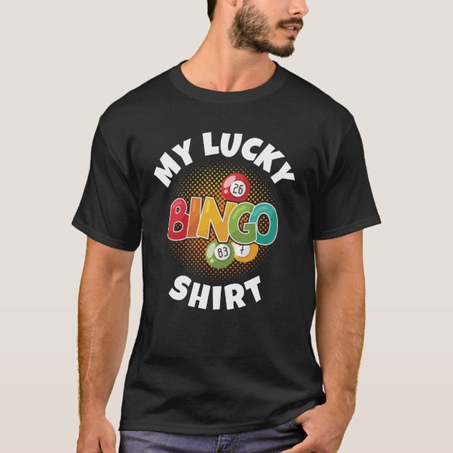 Det här är min Lucky Bingo Shirt Funny Gift T Shirt (Framsida)